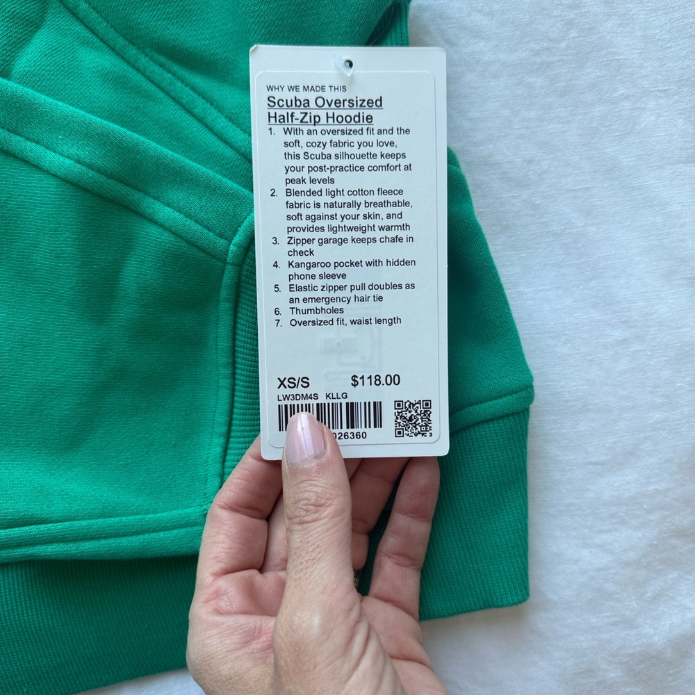 Scuba Oversized Half-Zip Hoodie - Picture 2 of 3